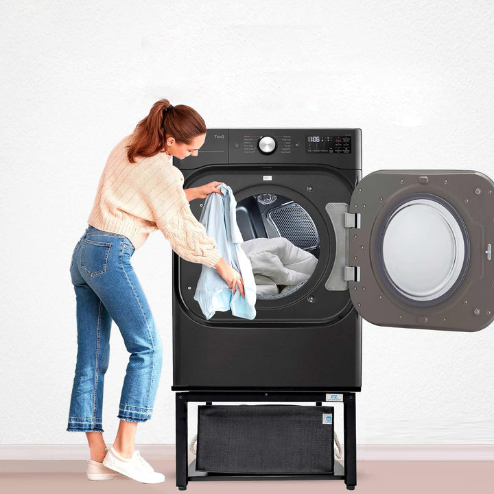 EZ LAUNDRY Universal Fit Washer & Dryer Pedestal with Storage Shelf and Drain Pan - (Standard)