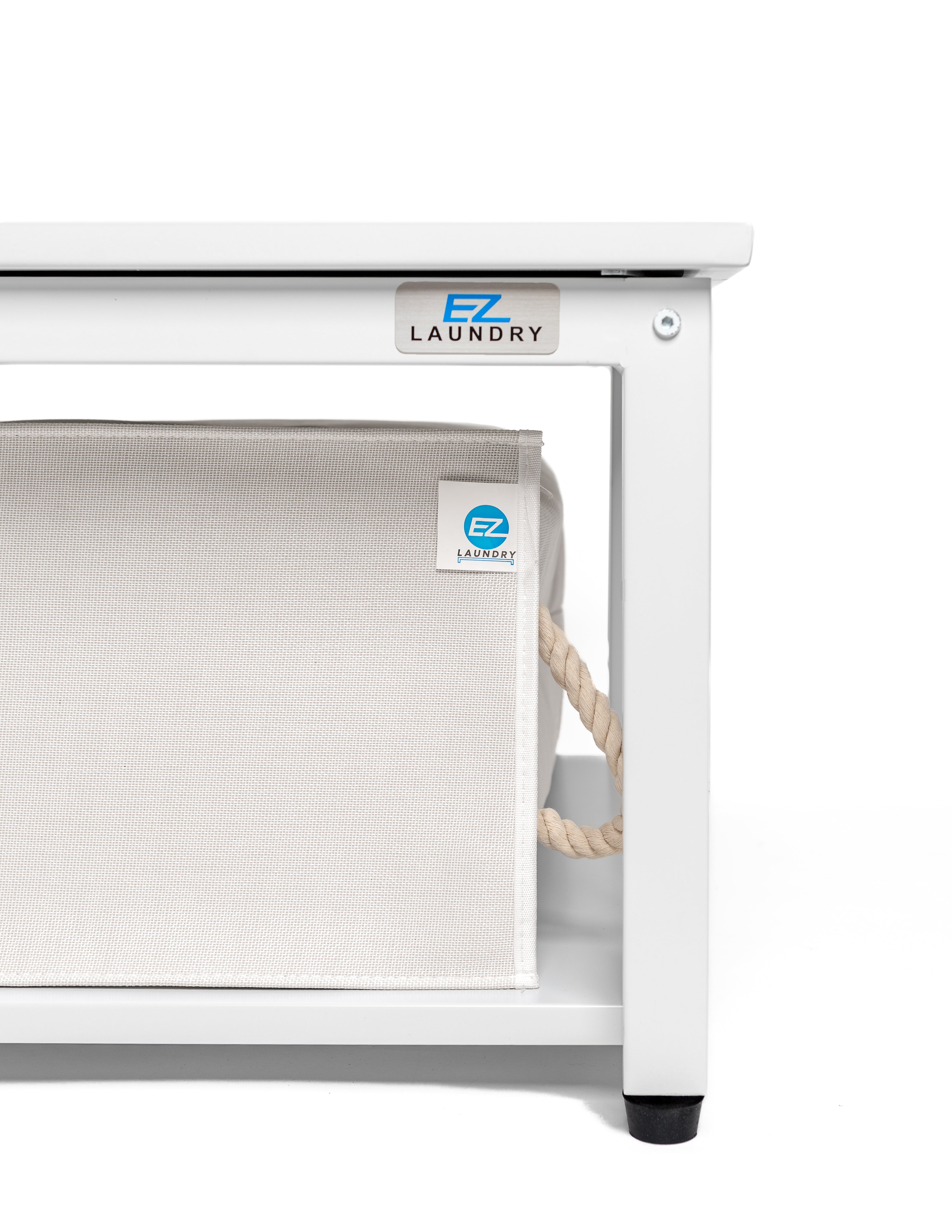 EZ Laundry Universal Pedestal 29" for Washing Machine & Dryer Base Platform - with matching Hamper BUNDLE - Universal Fit - Quality Steel up to 29 inches