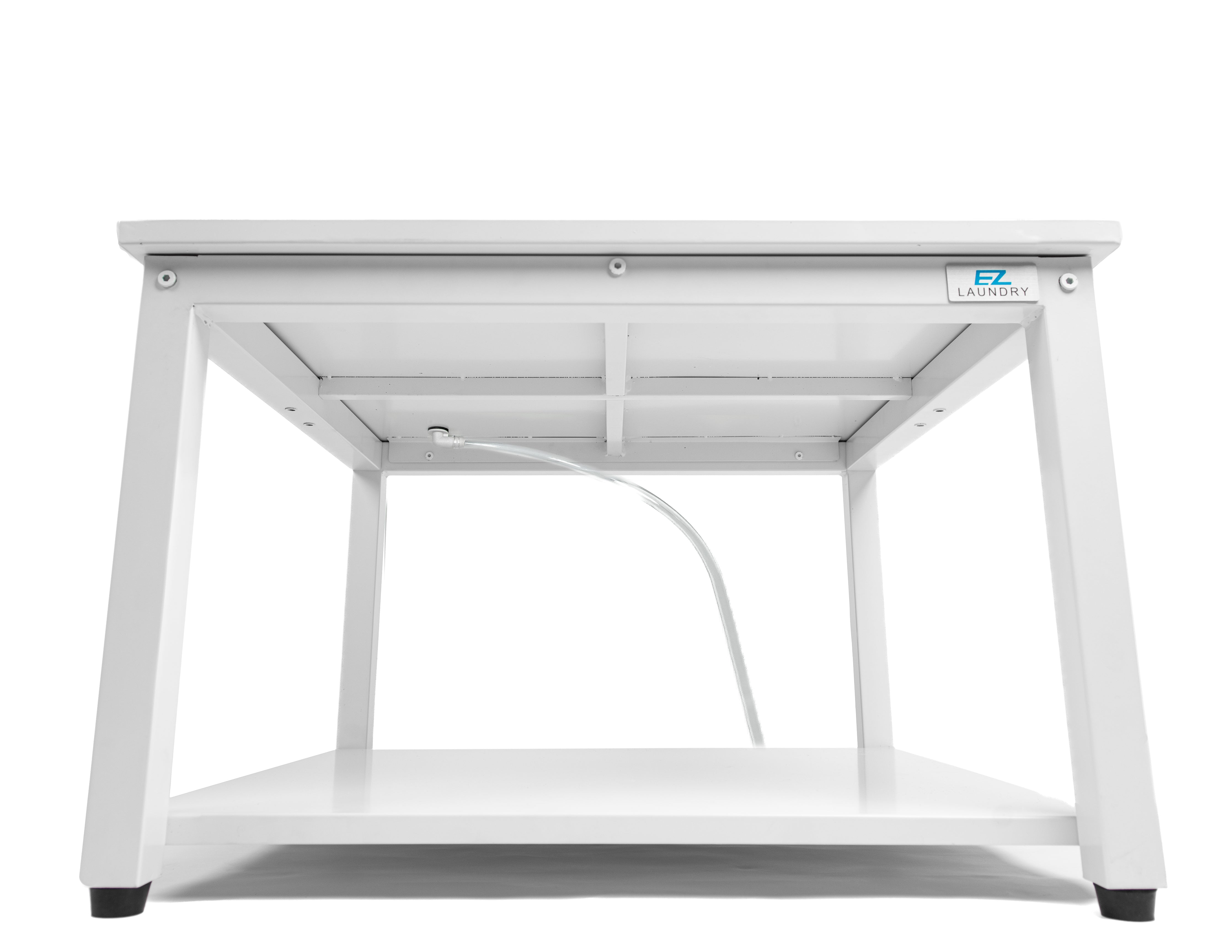 EZ LAUNDRY Universal Fit Washer & Dryer Pedestal with Storage Shelf and Drain Pan