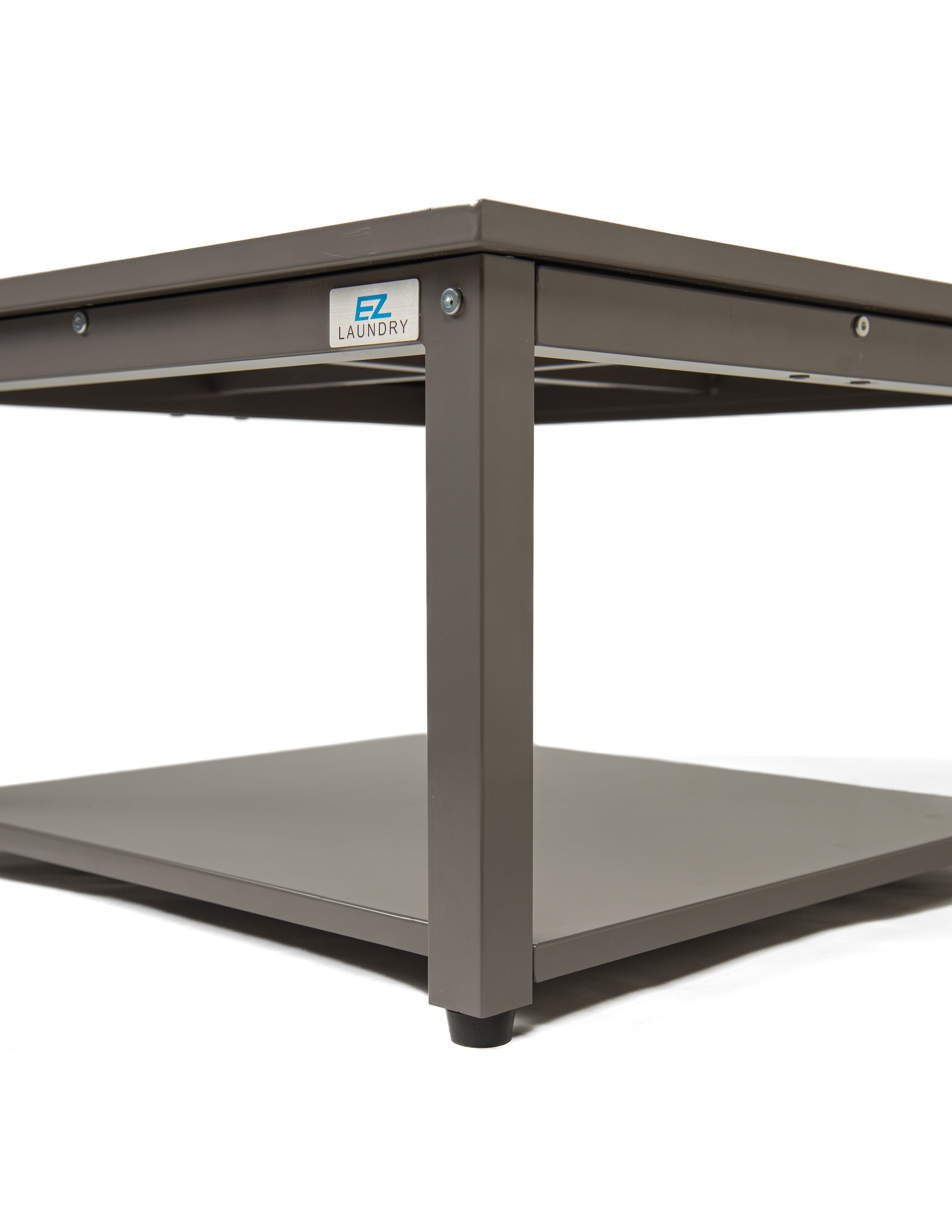 EZ LAUNDRY Universal Fit Washer & Dryer Pedestal with Storage Shelf and Drain Pan - (Standard)