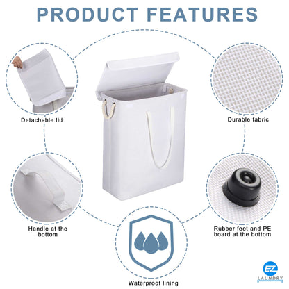 EZ Laundry Universal Pedestal 29" for Washing Machine & Dryer Base Platform - with matching Hamper BUNDLE - Universal Fit - Quality Steel up to 29 inches